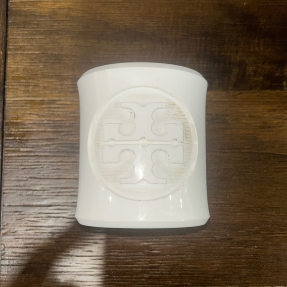 Tory Burch Accessories Tory Burch Cuff Bracelet White Poshmark
